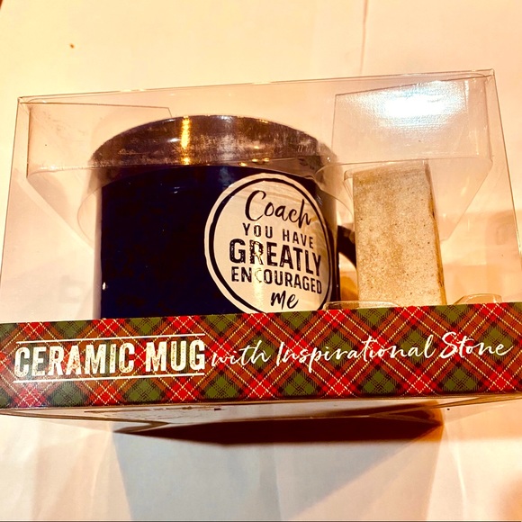 🎁🎁SOLD🎁🎁 Ceramic Mug with inspirations stone. - Picture 5 of 12